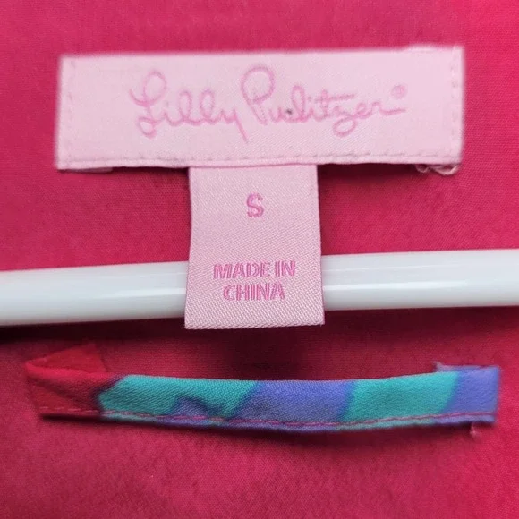 Lilly Pulitzer Embellished Swim Beach Cover-Up Size Small Coastal Resort Wear